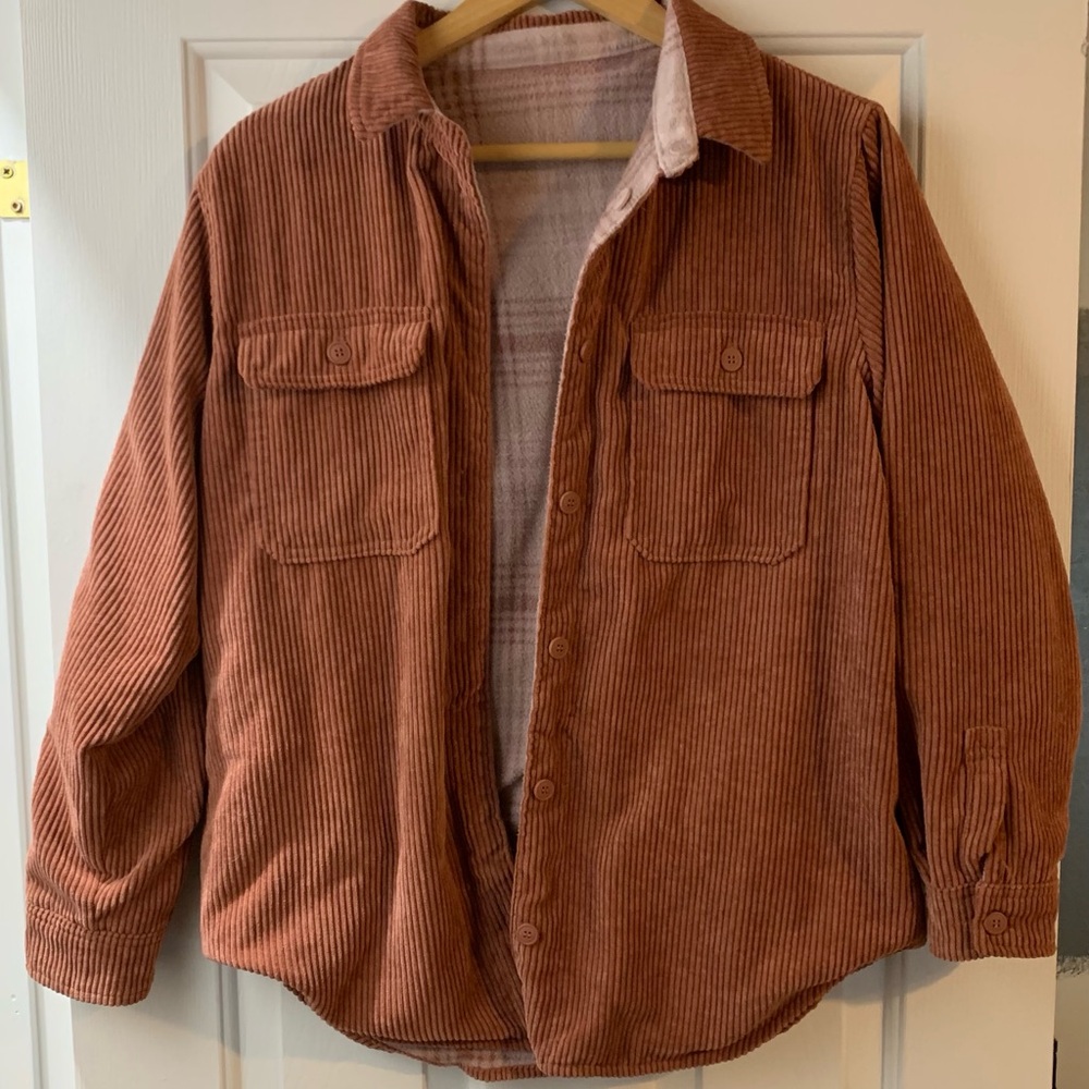 Cute & warm REVERSIBLE jacket